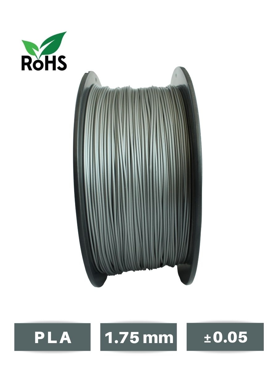 Filamentto SİLVER PLA Filament 1.75mm - 1 Kg