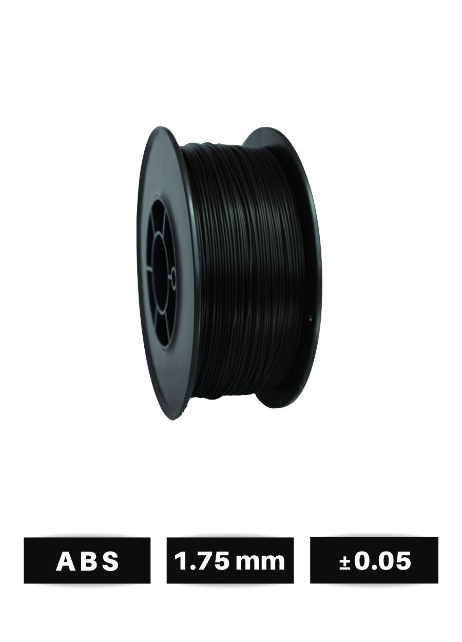 Filamentto Siyah ABS Filament 1.75mm 1 Kg