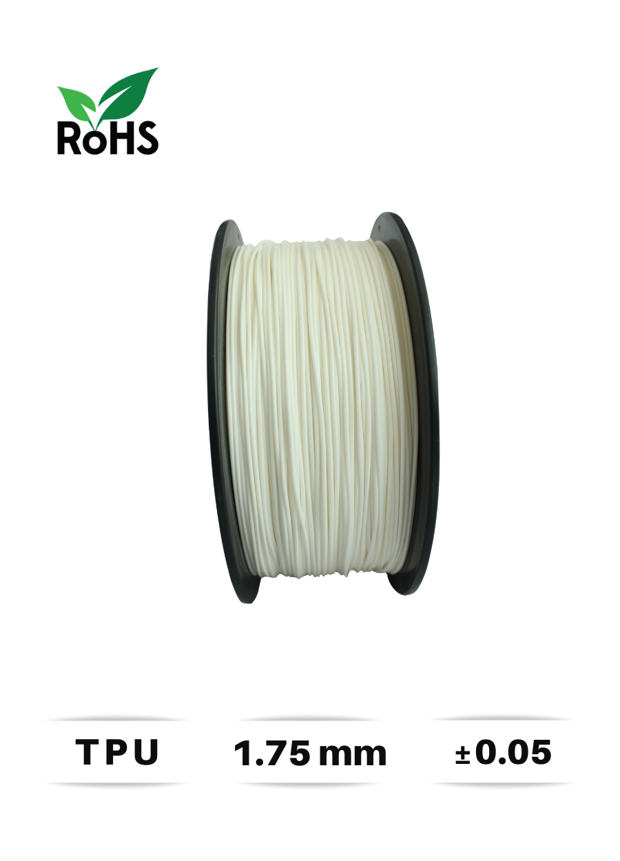 Filamentto Beyaz TPU Filament 1.75mm - 1 Kg