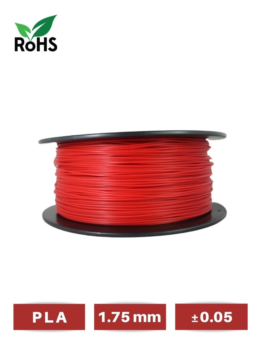 Filamentto Kırmızı PLA Filament 1.75mm - 1 Kg