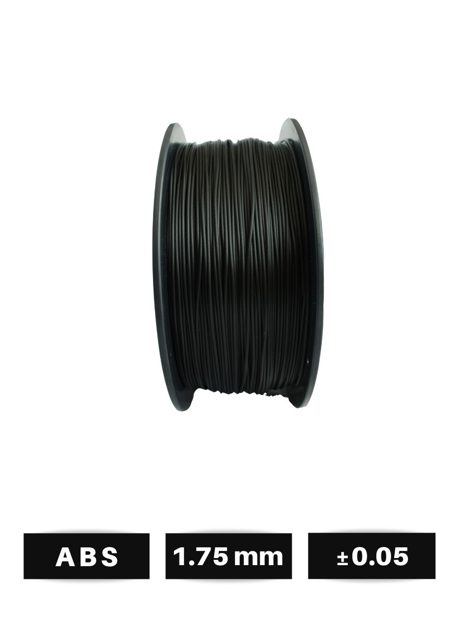 Filamentto Siyah ABS Filament 1.75mm 1 Kg