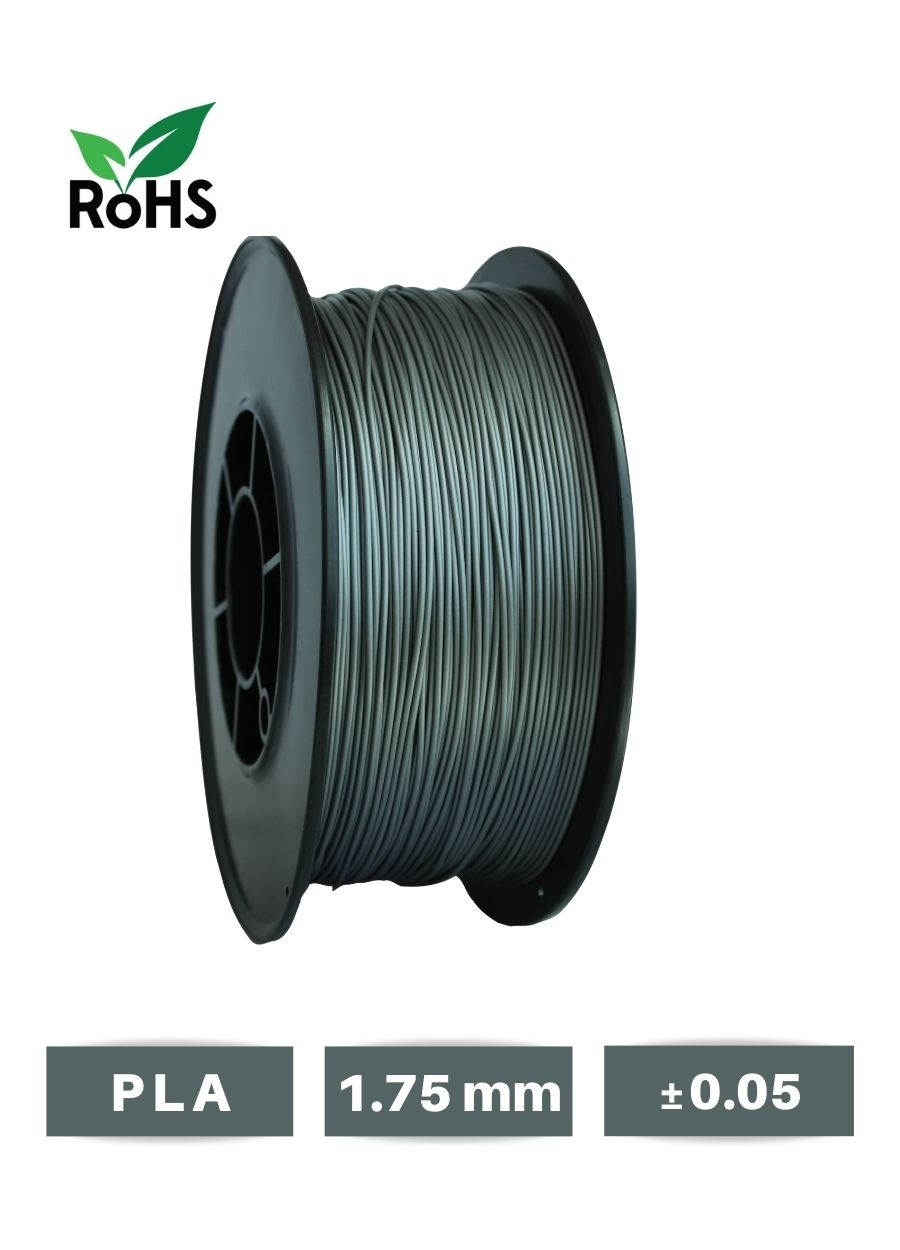 Filamentto SİLVER PLA Filament 1.75mm - 1 Kg