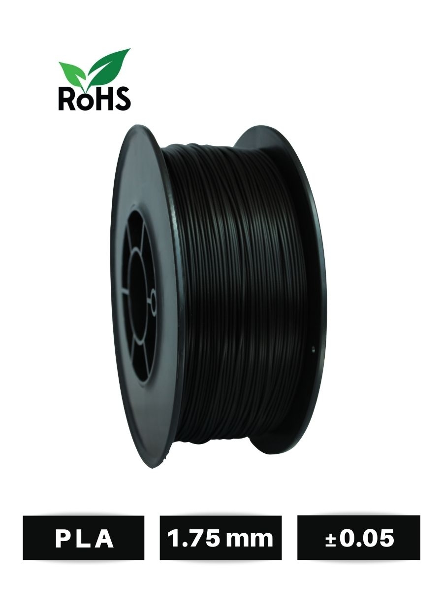 Filamentto Siyah PLA Filament 1.75mm - 500 gr